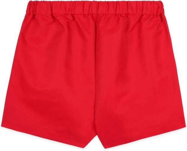 Sporty & Rich Vendome shorts met logoprint Rood