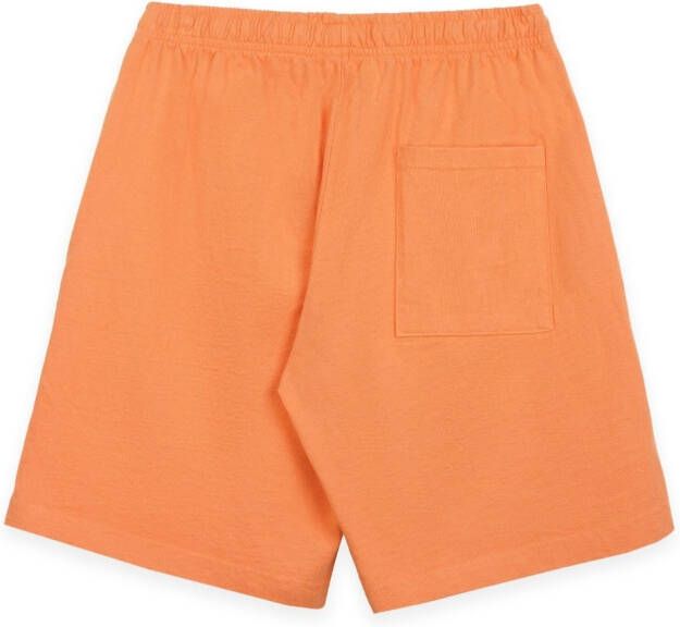 Sporty & Rich Shorts met logoprint Oranje