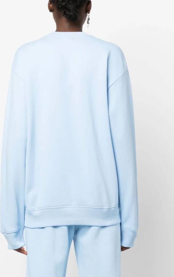 Sporty & Rich x Lacoste sweater met geborduurd logo Blauw