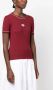 Sporty & Rich x Lacoste T-shirt met logopatch Rood - Thumbnail 3