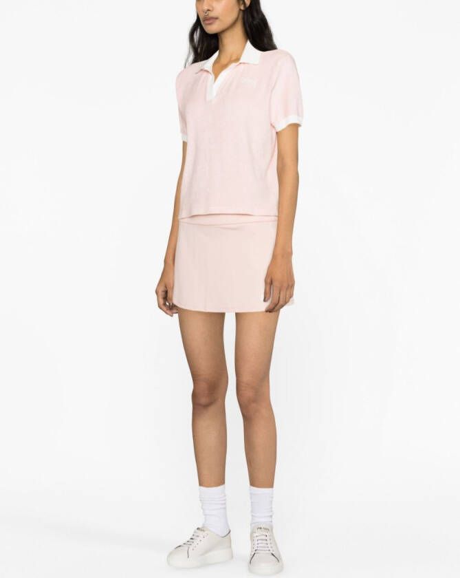 Sporty & Rich Mini-rok Roze