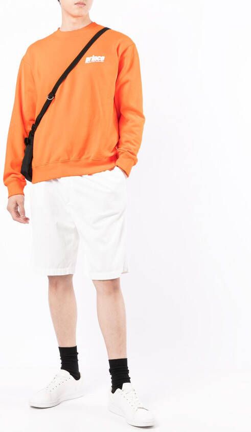 Sporty & Rich x Prince sweater met logoprint Oranje