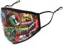 Sprayground kid Mondkapje met print Zwart - Thumbnail 3