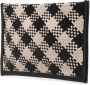 St. Agni Geruite clutch Zwart - Thumbnail 2