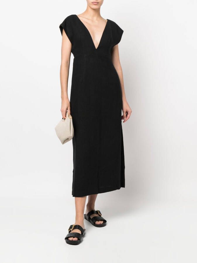 St. Agni Maxi-jurk Zwart