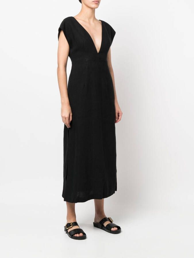 St. Agni Maxi-jurk Zwart