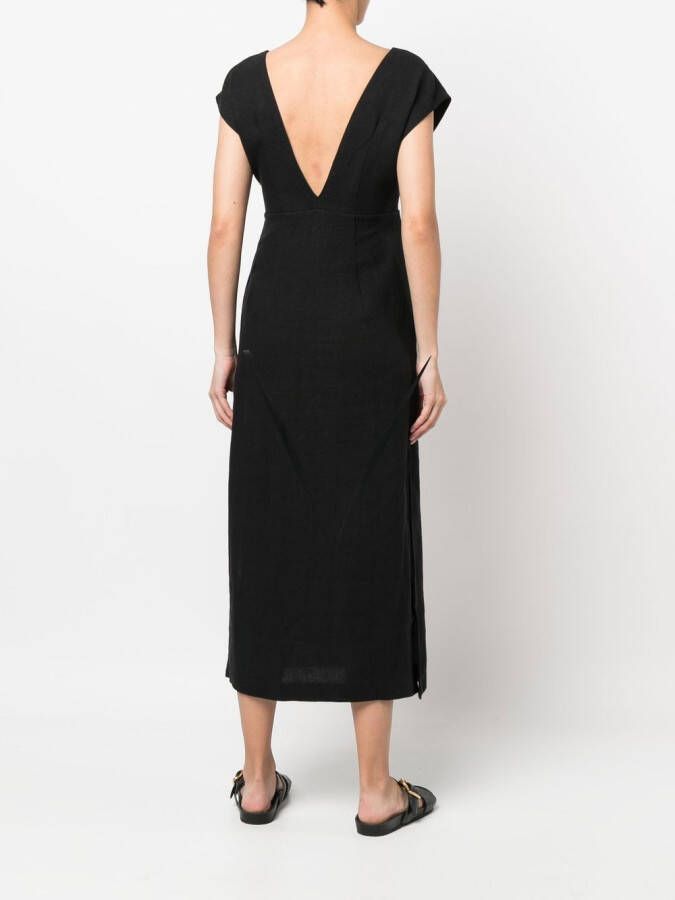 St. Agni Maxi-jurk Zwart