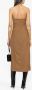 St. Agni Strapless midi-jurk Bruin - Thumbnail 4