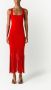 St. John Maxi-jurk met ringlets Rood - Thumbnail 3
