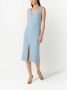St. John Tweed jurk Blauw - Thumbnail 2