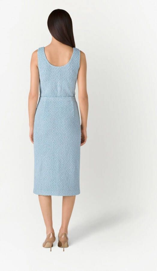 St. John Tweed jurk Blauw