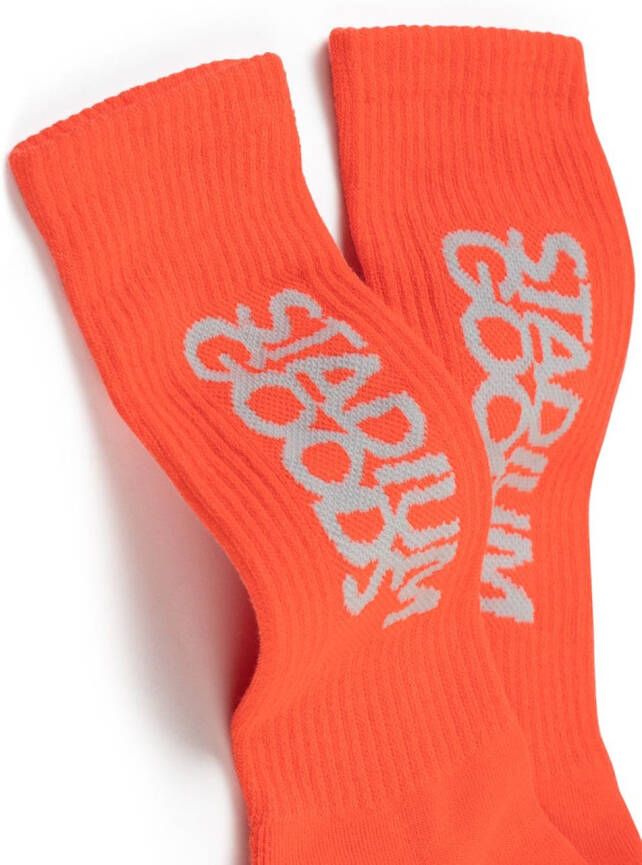 STADIUM GOODS Sokken met geborduurd logo Oranje