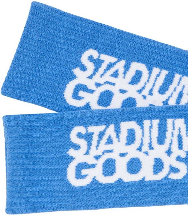 STADIUM GOODS Sokken met logoprint Blauw