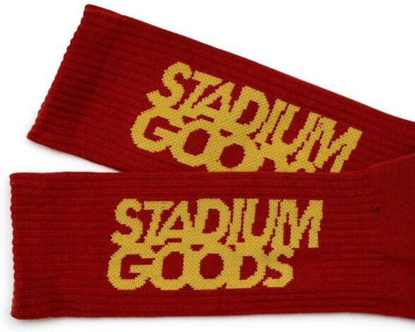 STADIUM GOODS Sokken met logoprint Rood