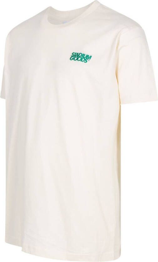 STADIUM GOODS T-shirt met logo-reliëf Wit