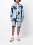 Stain Shade Bermuda shorts met abstracte print Blauw - Thumbnail 2