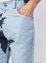 Stain Shade Bermuda shorts met abstracte print Blauw - Thumbnail 5