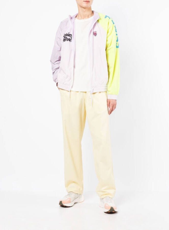 Stain Shade Jack met tie-dye print Paars