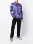 Stain Shade Overhemd met tie-dye print Blauw - Thumbnail 2