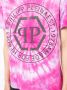 Stain Shade T-shirt met logoprint Roze - Thumbnail 5