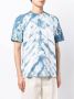 Stain Shade T-shirt met tie-dye print Blauw - Thumbnail 3