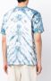Stain Shade T-shirt met tie-dye print Blauw - Thumbnail 4