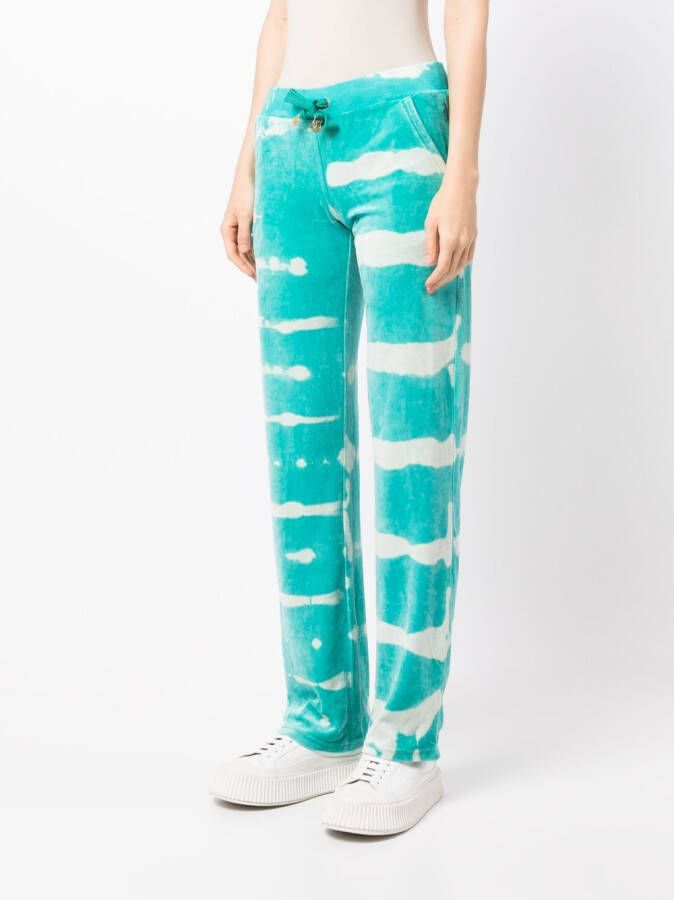 Stain Shade Trainingsbroek met tie-dye print Groen