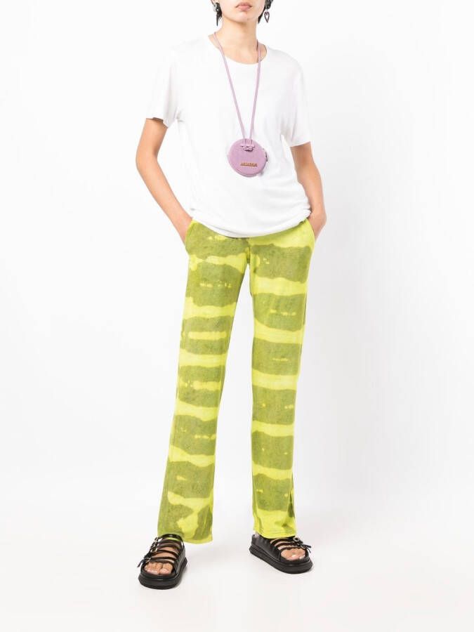 Stain Shade Trainingsbroek met tie-dye print Groen