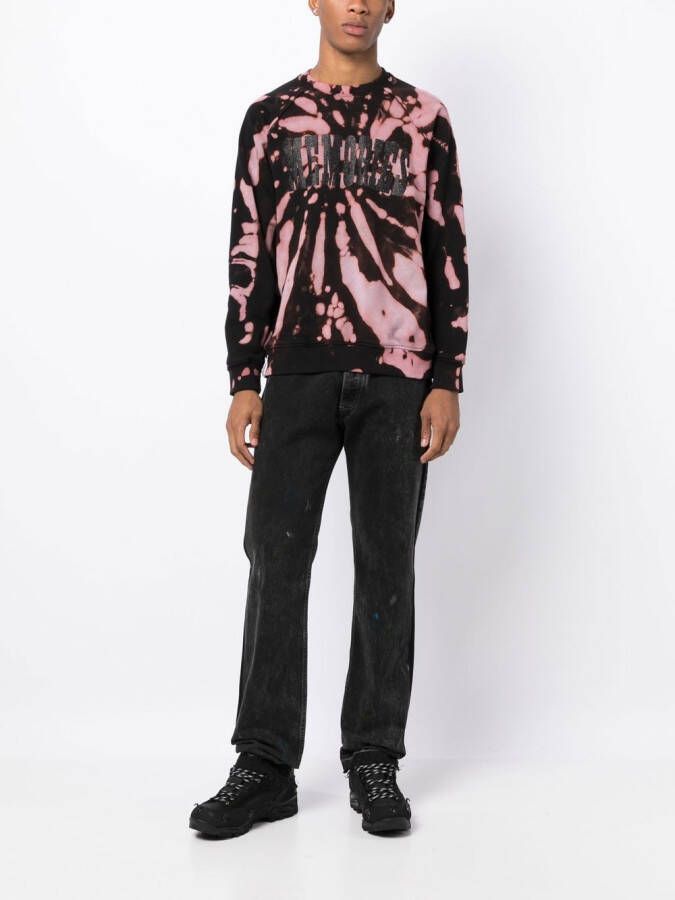 Stain Shade x Hiroshi Fujiwara sweater met gebleekt-effect Zwart