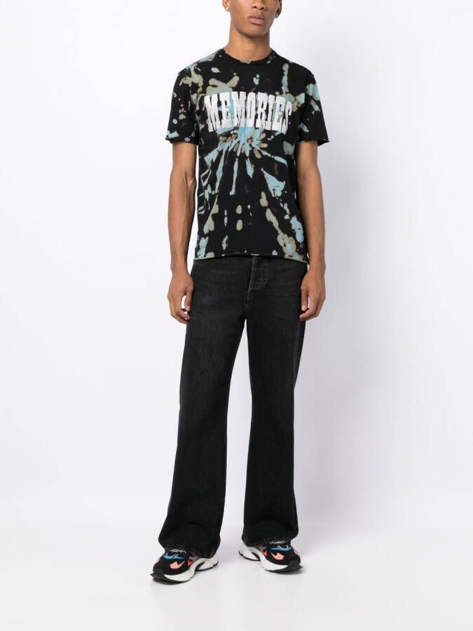 Stain Shade x Hiroshi Fujiwara T-shirt met gebleekt-effect Zwart