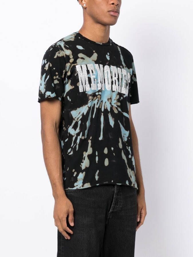 Stain Shade x Hiroshi Fujiwara T-shirt met gebleekt-effect Zwart