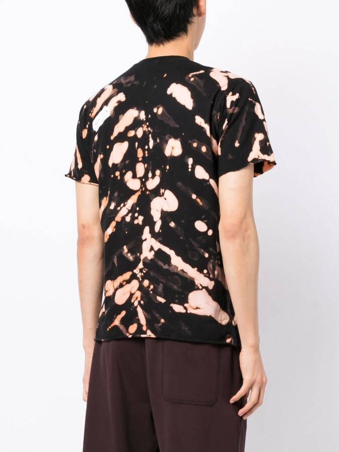 Stain Shade x Hiroshi Fujiwara T-shirt met gebleekt-effect Zwart