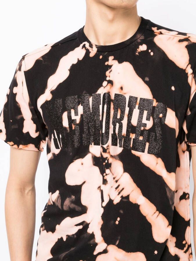 Stain Shade x Hiroshi Fujiwara T-shirt met gebleekt-effect Zwart
