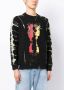 Stain Shade x Hiroshi Fujiwara sweater met print Zwart - Thumbnail 3