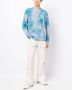 Stain Shade x Hiroshi Fujiwara sweater met tie-dye effect Blauw - Thumbnail 2