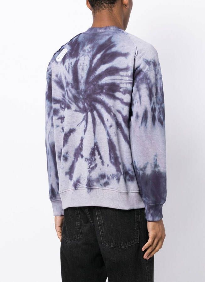 Stain Shade x Hiroshi Fujiwara sweater met tie-dye print Blauw