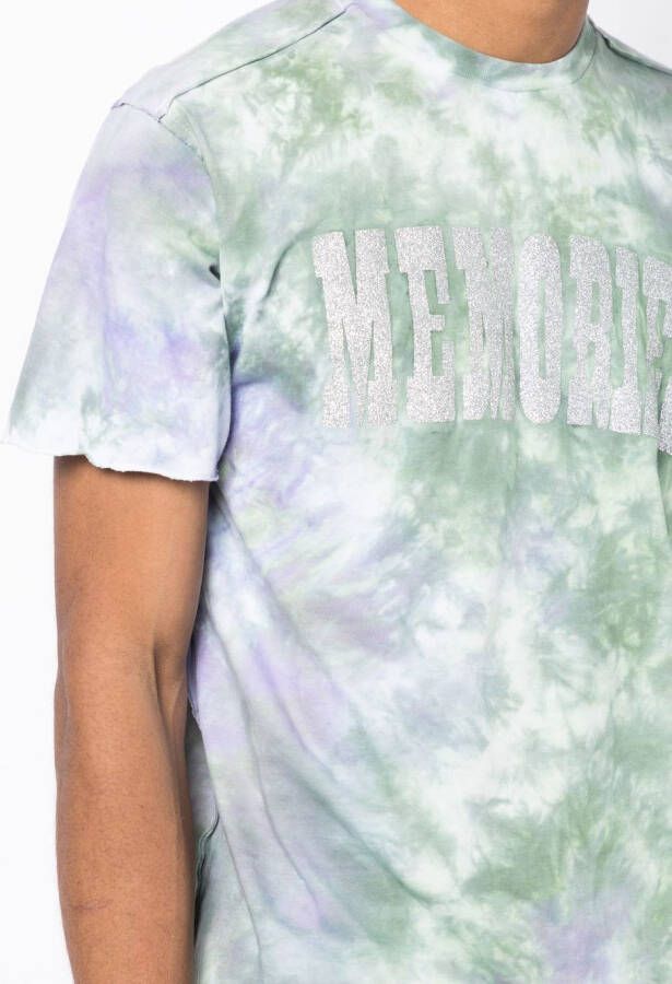 Stain Shade x Hiroshi T-shirt met tie-dye print Veelkleurig