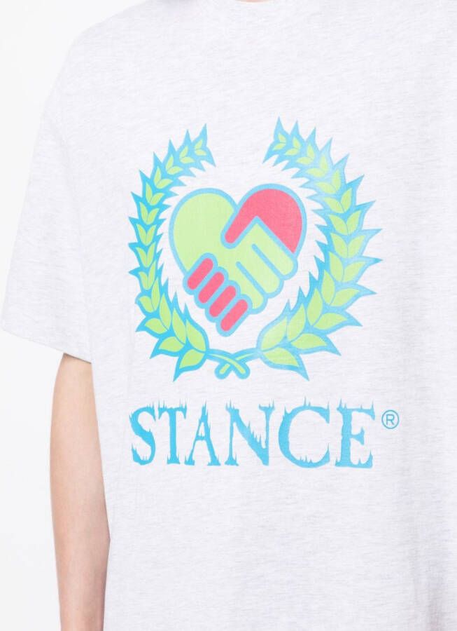 Stance T-shirt met logoprint Grijs
