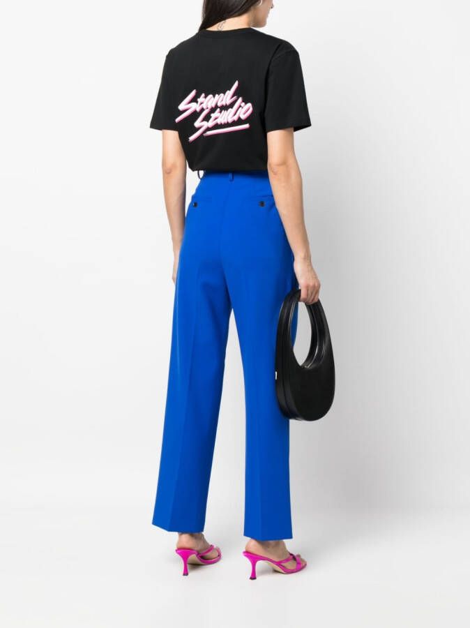 STAND STUDIO T-shirt met logoprint Zwart