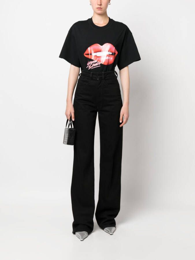 STAND STUDIO T-shirt met print Zwart