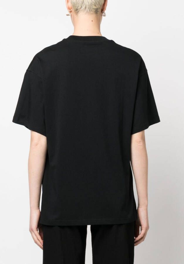 STAND STUDIO T-shirt met print Zwart