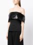 STAUD Bandeau top Zwart - Thumbnail 3