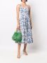 STAUD Jurk met bloemenprint Wit - Thumbnail 2