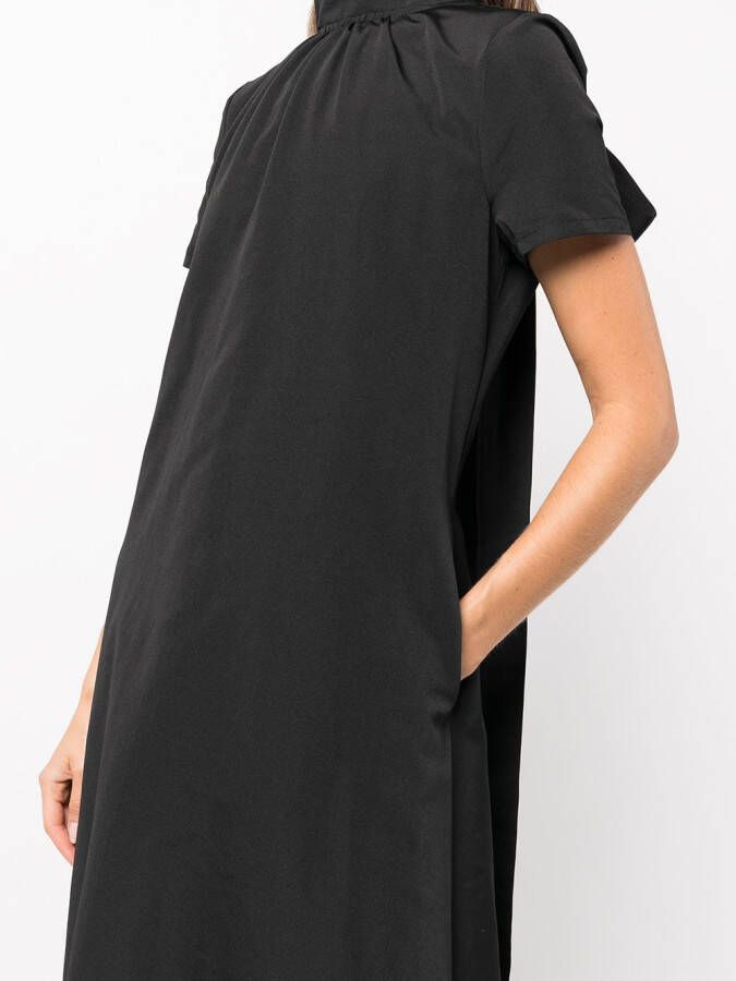 STAUD Maxi-jurk met strikdetail Zwart