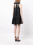 STAUD Mini-jurk met halternek Zwart - Thumbnail 4