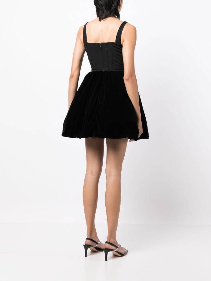 STAUD Maxi-jurk met split Zwart