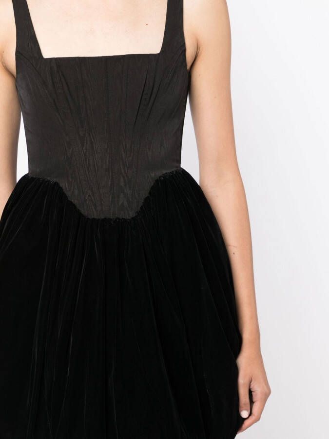 STAUD Maxi-jurk met split Zwart