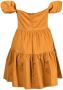 STAUD Off-shoulder jurk Oranje - Thumbnail 2