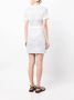 STAUD Mini-jurk met print Wit - Thumbnail 4
