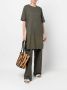 Stefano Mortari High waist broek Groen - Thumbnail 2